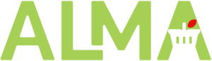 Logo Alma Dorfladen grüne Schrift freigestellt